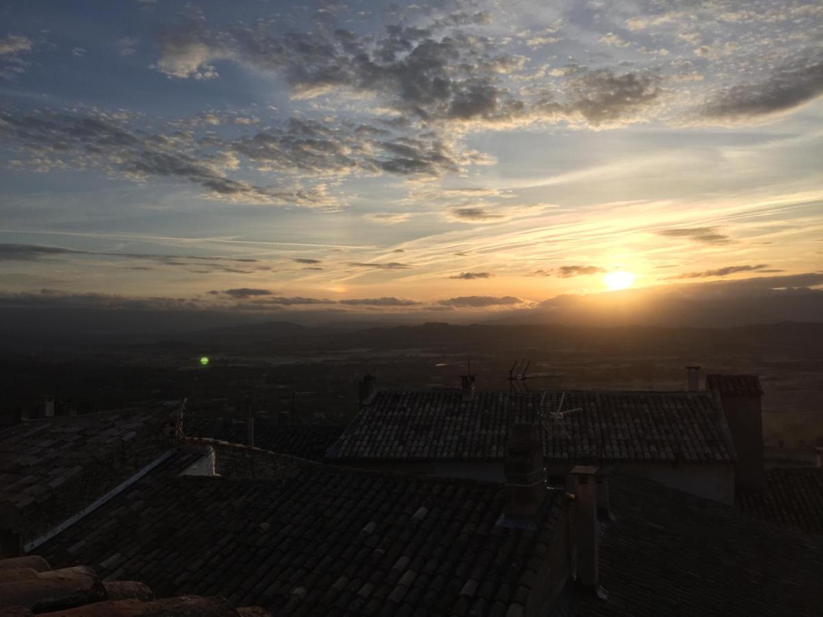 Apartamento Chez Marius Gordes Vue panoramique sur luberon Exterior foto