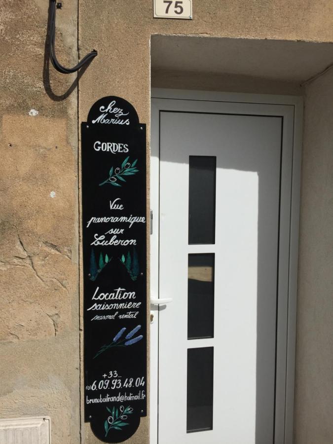 Apartamento Chez Marius Gordes Vue panoramique sur luberon Exterior foto